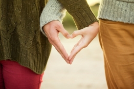 hands forming a heart shape